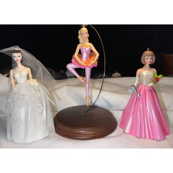 Barbie Hallmark Keepsake Ornament Lot 1995-2004 Excellent! 3j - Picture 2 of 12